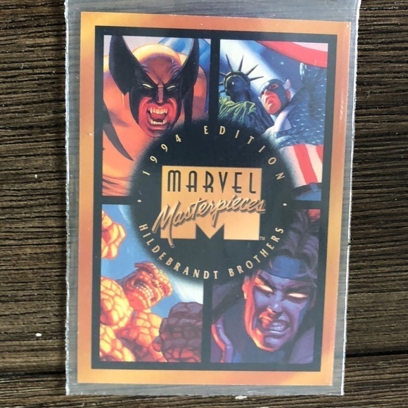’94 Marvel Masterpieces trading card: Check list #140 - Picture 1 of 2